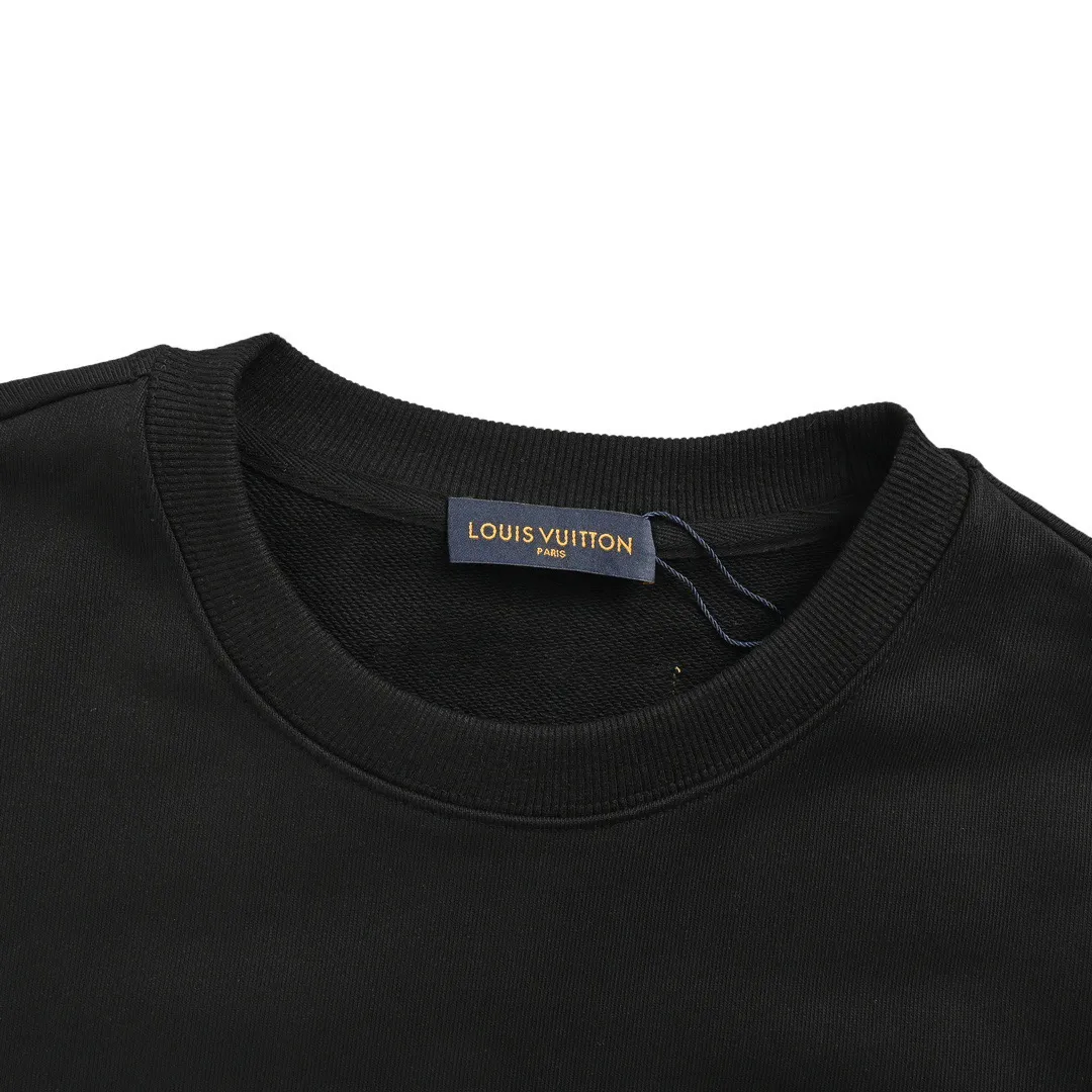Louis Vuitton/Louis Vuitton 24FW graffiti hand-painted pumpkin round neck sweatshirt